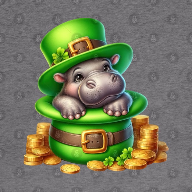 Hippo Hat for Patrick's Day by Chromatic Fusion Studio